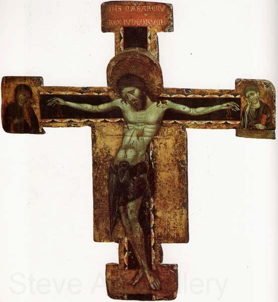 unknow artist Cross,with Depiction of the Crucifixiom